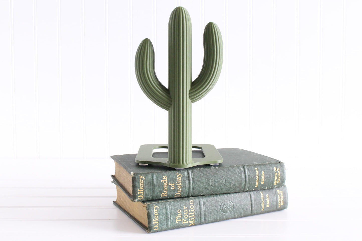 Cactus Bookend, Cacti, Southwestern Desert, Country Home Decor