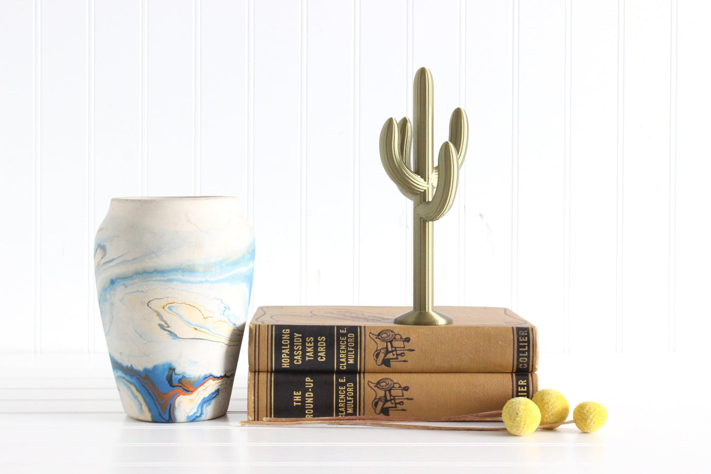 Cactus Figurine, Southwestern Home Decor, Desert Cacti