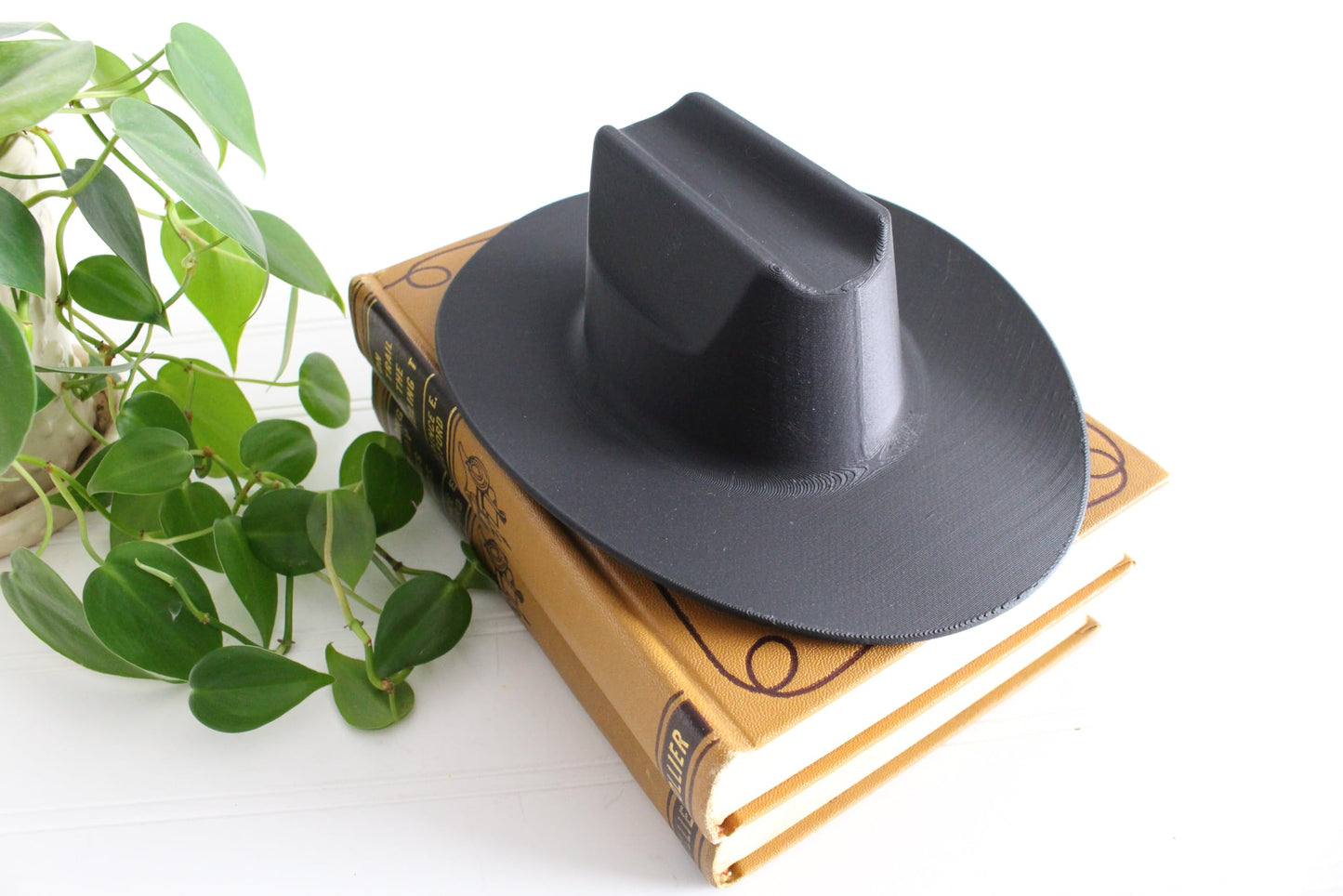 Cowboy Hat Decor, Cowgirl Hat Figurine, Country Western Home Decor, Southwestern Party Decor