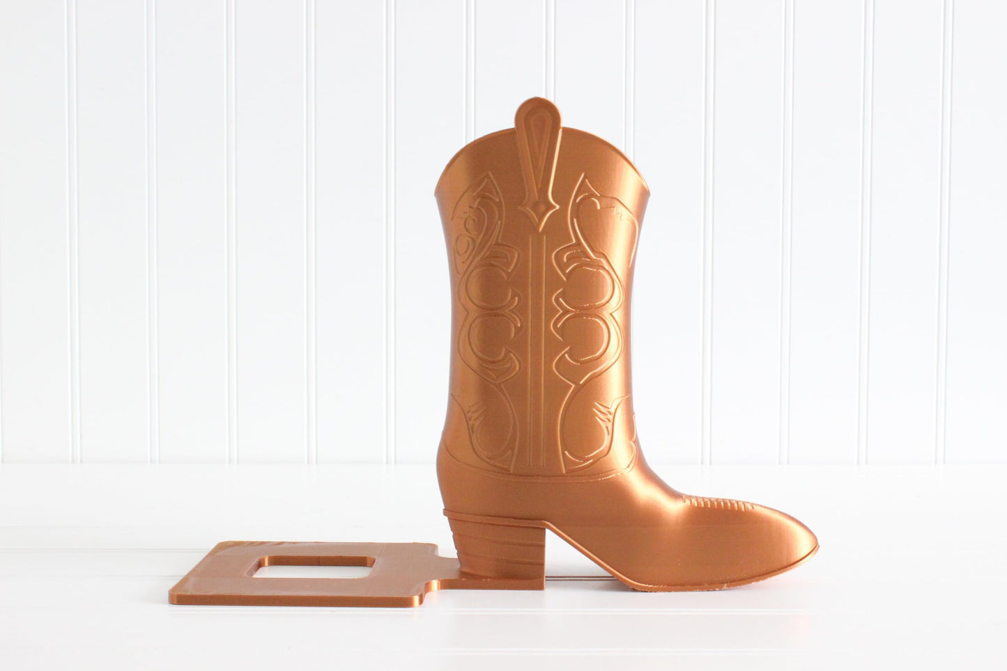 Cowboy Boot Bookend, Country Western Home Decor, Cowgirl Bookshelf Decor