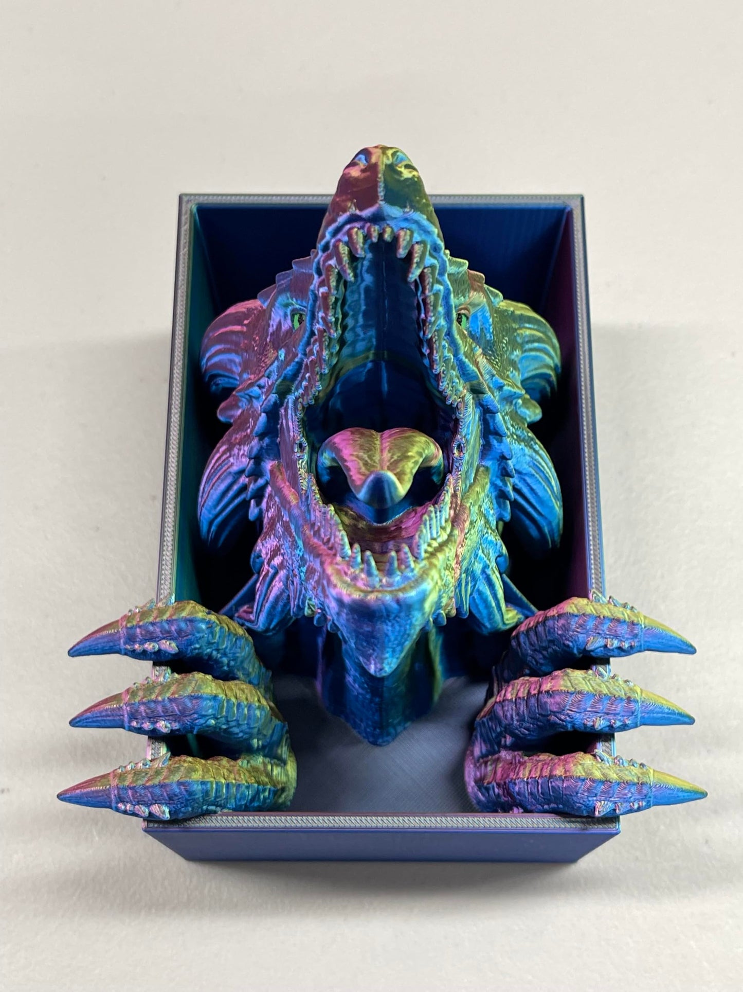 Dragon Book Nook, Dragon Head, Bookshelf Decor, 3D Print, Awakening