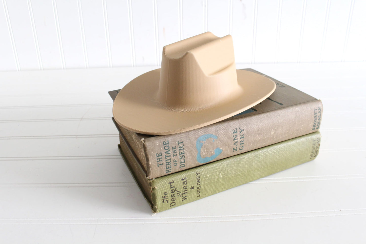 Cowboy Hat Decor, Cowgirl Hat Figurine, Country Western Home Decor, Southwestern Party Decor