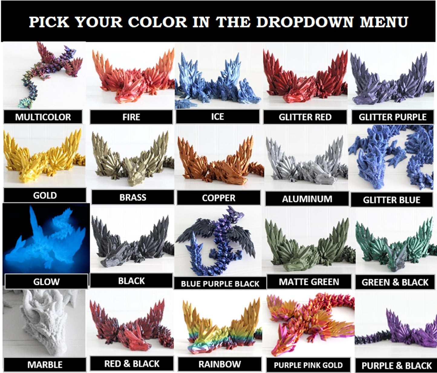 Dragon Keychain - Mini Dragon Keychain for Car Keys, Backpacks, and Purses