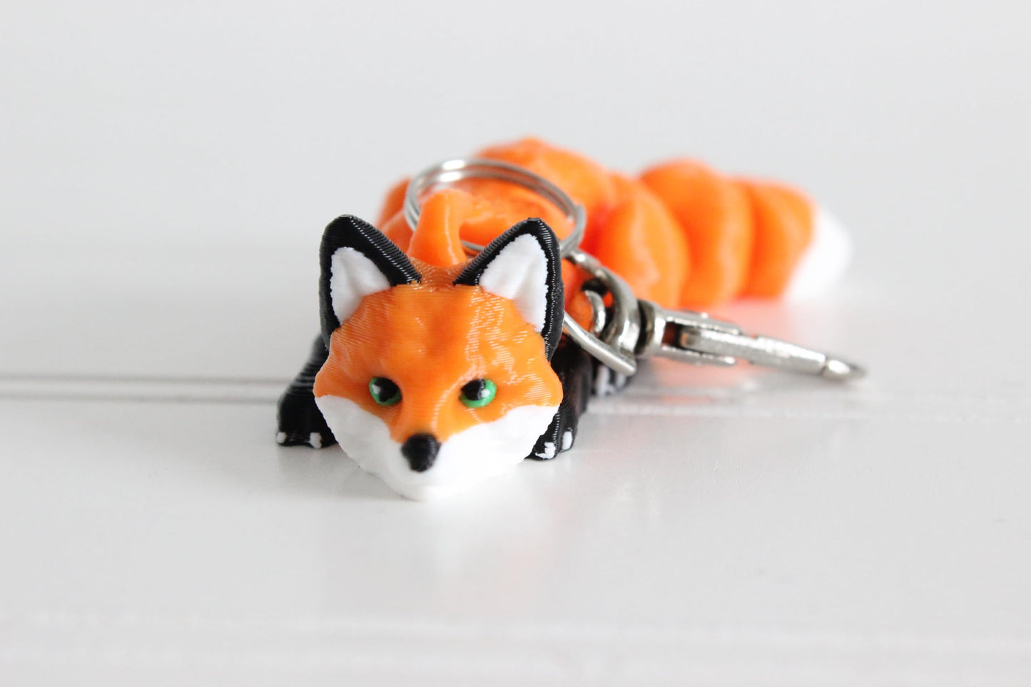Fox Keychain - Keychain for Car Keys, Backpacks, and Purses