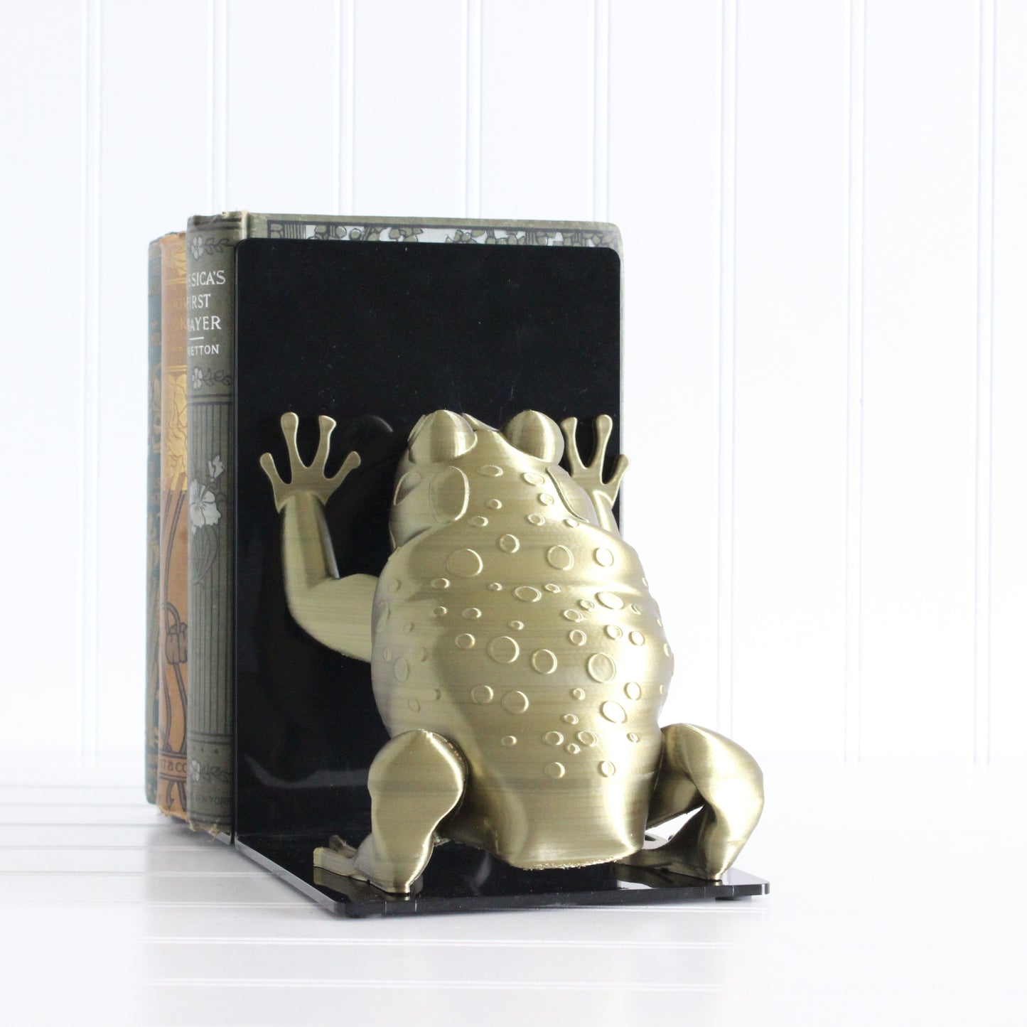 Frog Bookend, Fairytale Nursery Decor