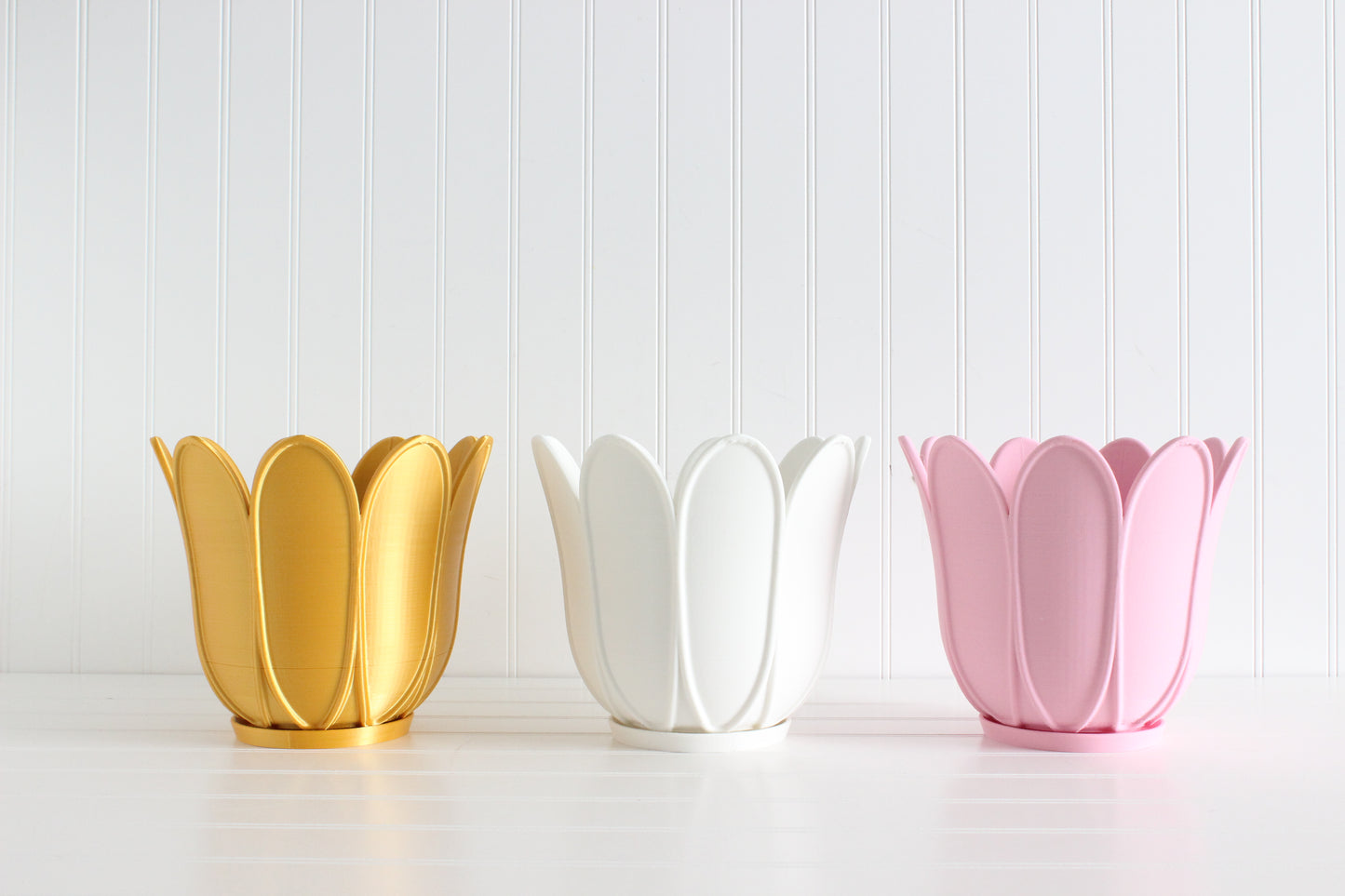 Flower Planter, Tulip Planter, Modern Indoor Planter, Plant Pot for Spring