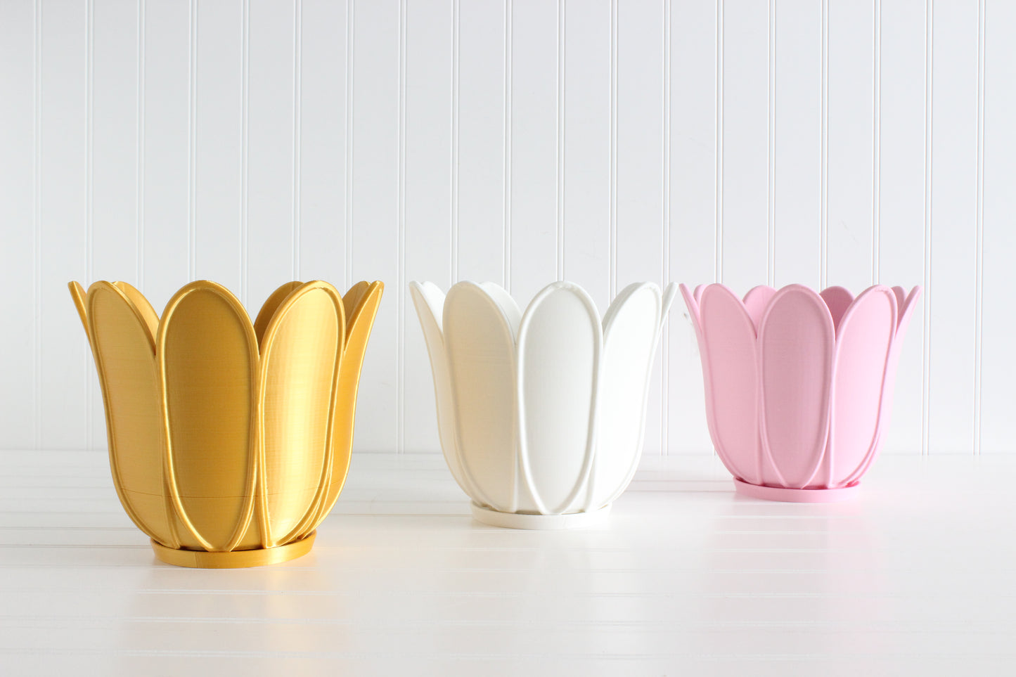 Flower Planter, Tulip Planter, Modern Indoor Planter, Plant Pot for Spring