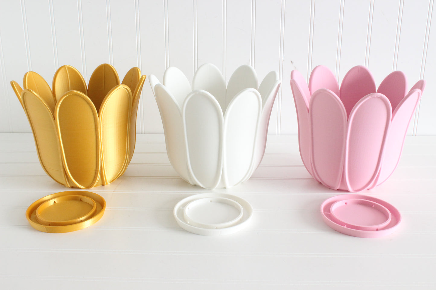 Flower Planter, Tulip Planter, Modern Indoor Planter, Plant Pot for Spring