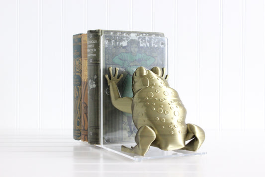 Frog Bookend, Fairytale Nursery Decor