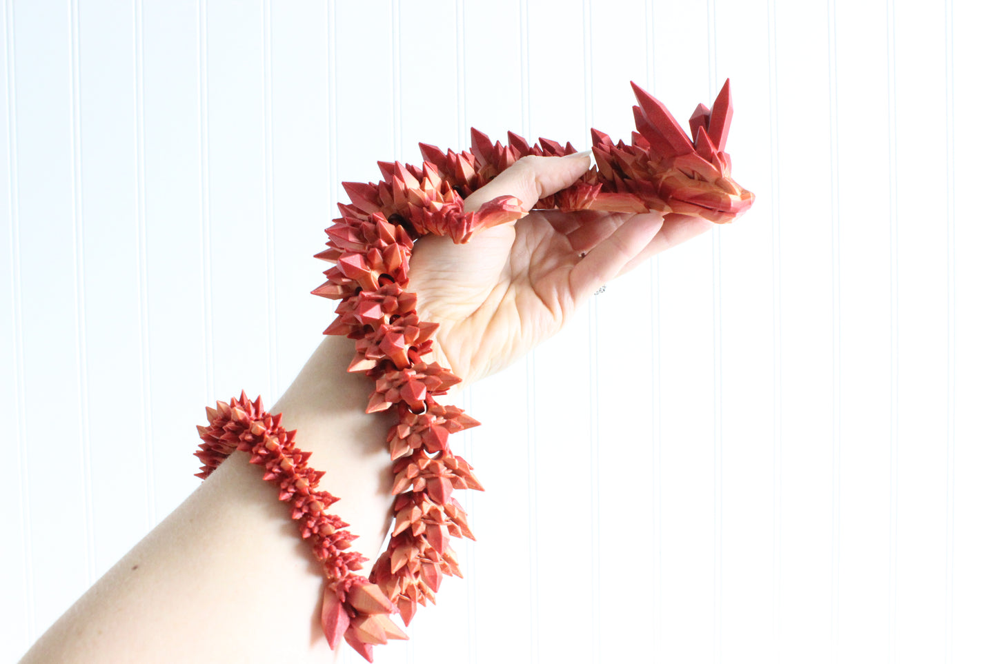 Articulated Dragon, Desk Toy, Bookshelf Decor, 3D Print Fidget, Dragon Egg