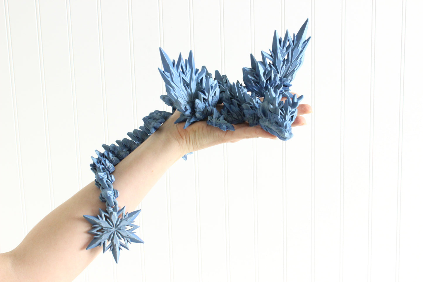 Articulated Dragon, Desk Toy, Bookshelf Decor, 3D Print Fidget, Dragon Egg