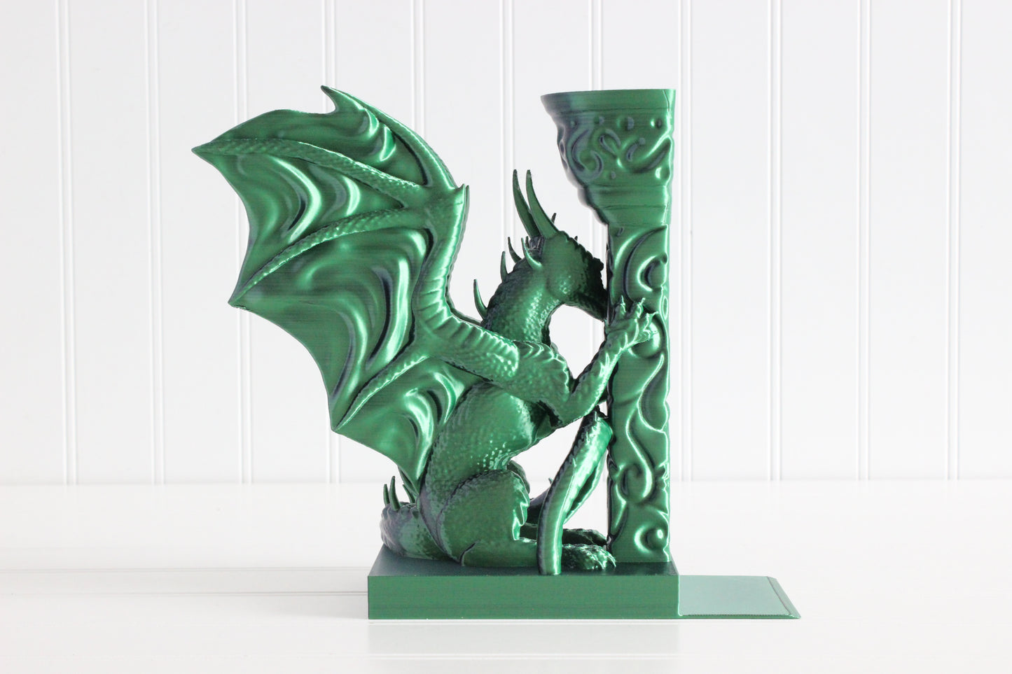 Dragon Bookend, Bookshelf Decor, 3D Print