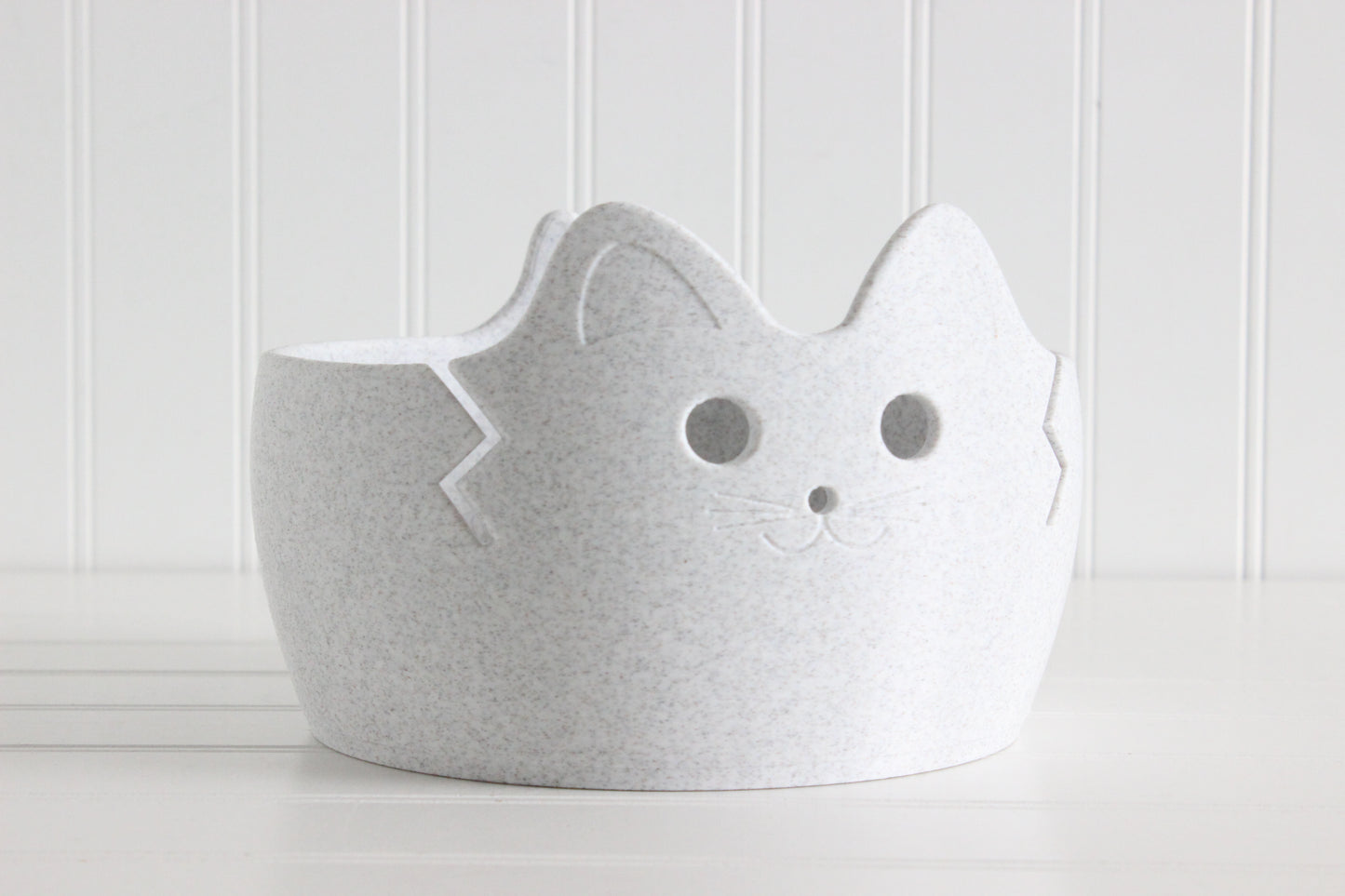 Cat Yarn Bowl, Knitting Bowl, Crochet Yarn Holder, 3d Print