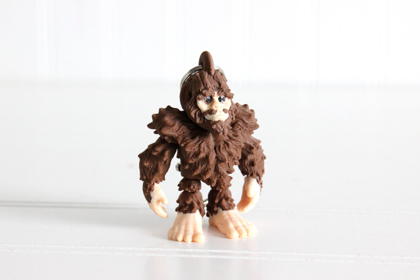 Bigfoot Keychain - Animal Keychain for Car Keys, Backpacks, and Purses