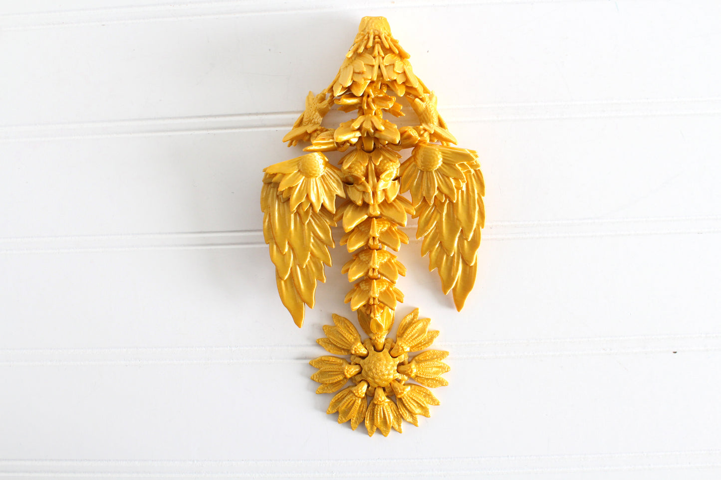 Articulated Dragon, Sunflower Dragon, 3D Print Desk Toy