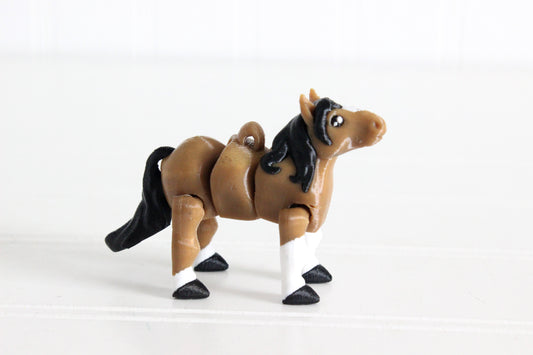 Horse Keychain - Critter Keychain for Car Keys, Backpacks, and Purses