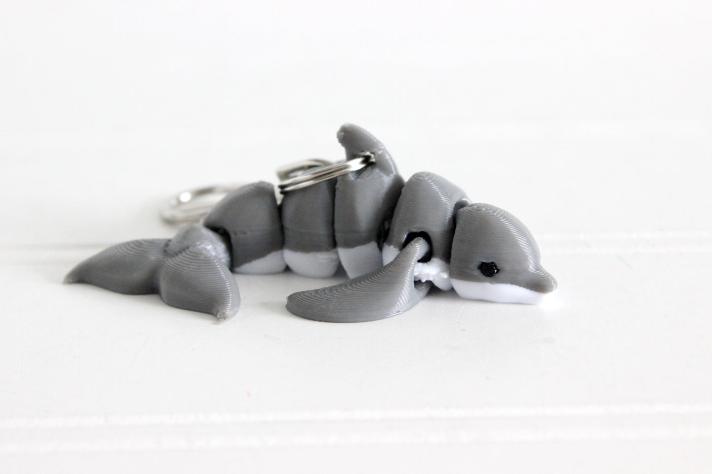 Dolphin Keychain - Critter Keychain for Car Keys, Backpacks, and Purses