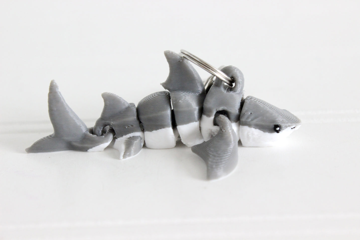 Shark Keychain - Critter Keychain for Car Keys, Backpacks, and Purses