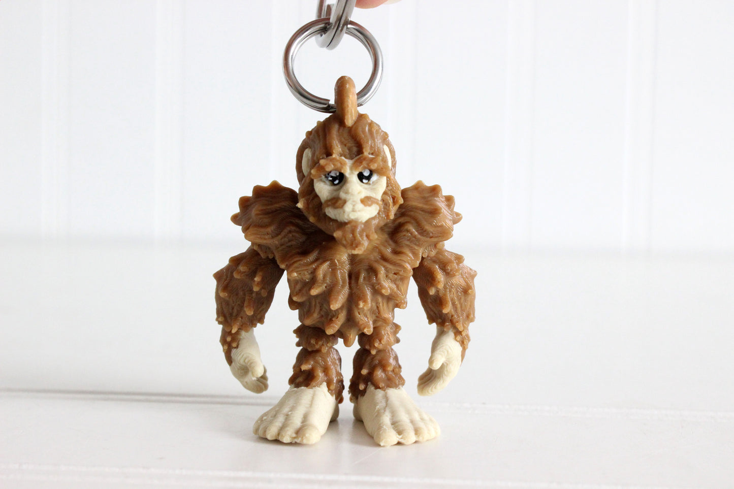 Bigfoot Keychain - Animal Keychain for Car Keys, Backpacks, and Purses