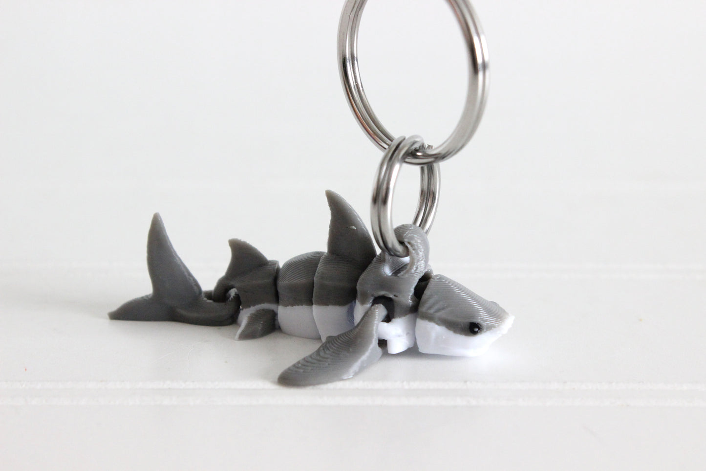 Shark Keychain - Critter Keychain for Car Keys, Backpacks, and Purses