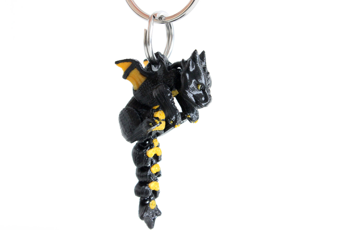 Dragon Keychain - Mini Dragon Keychain for Car Keys, Backpacks, and Purses