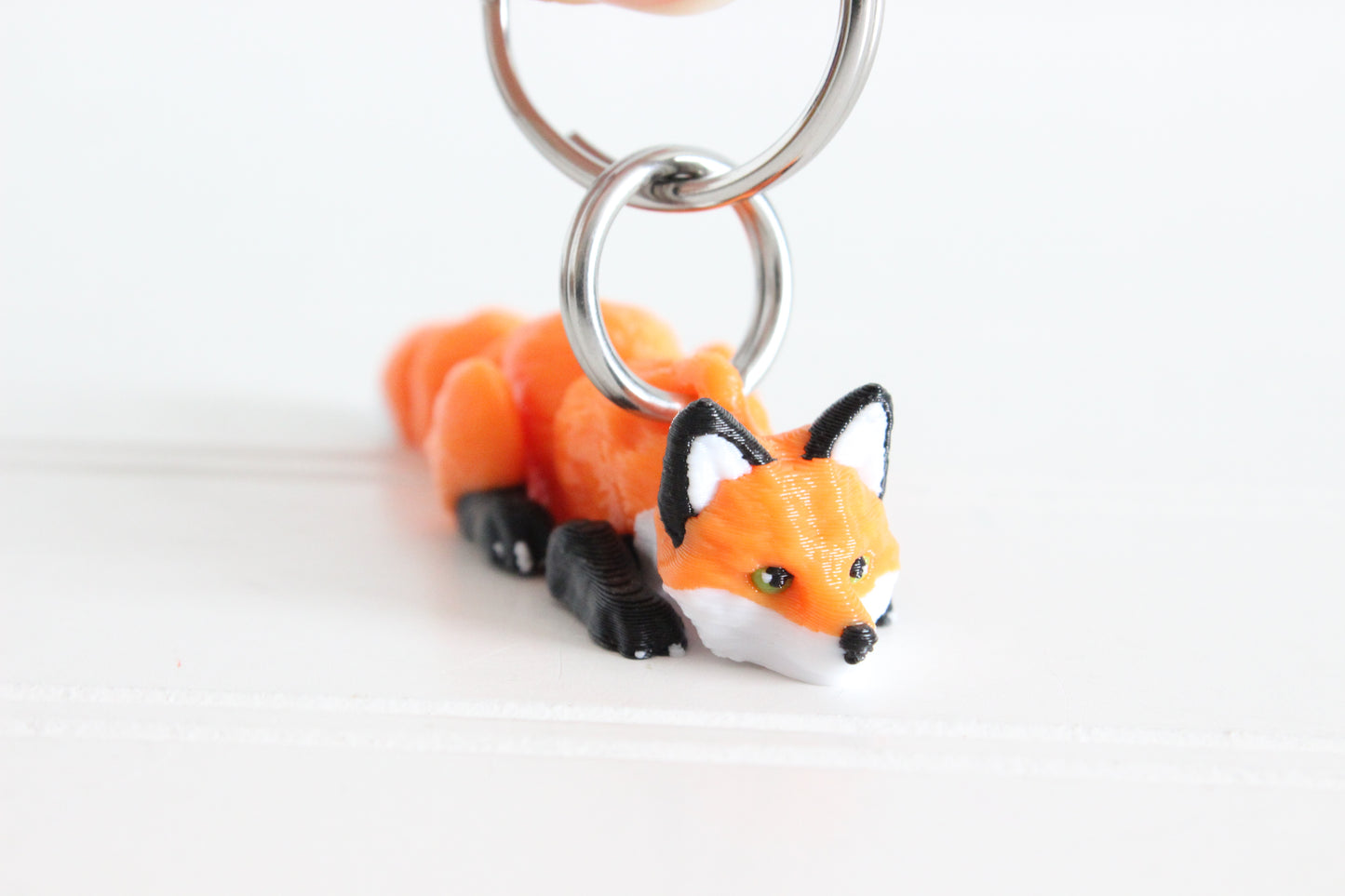 Fox Keychain - Keychain for Car Keys, Backpacks, and Purses