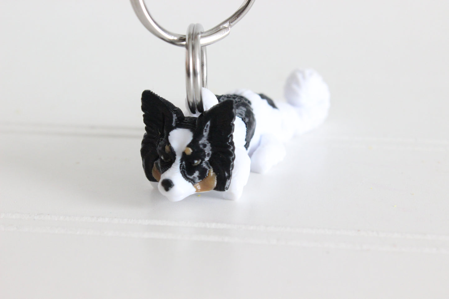 Dog Keychain - Animal Keychain for Car Keys, Backpacks, and Purses