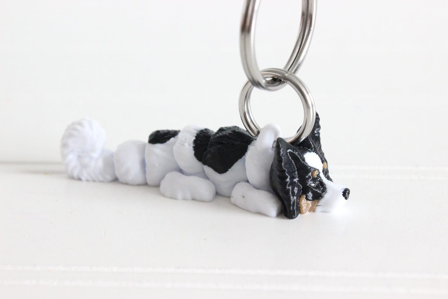 Dog Keychain - Animal Keychain for Car Keys, Backpacks, and Purses