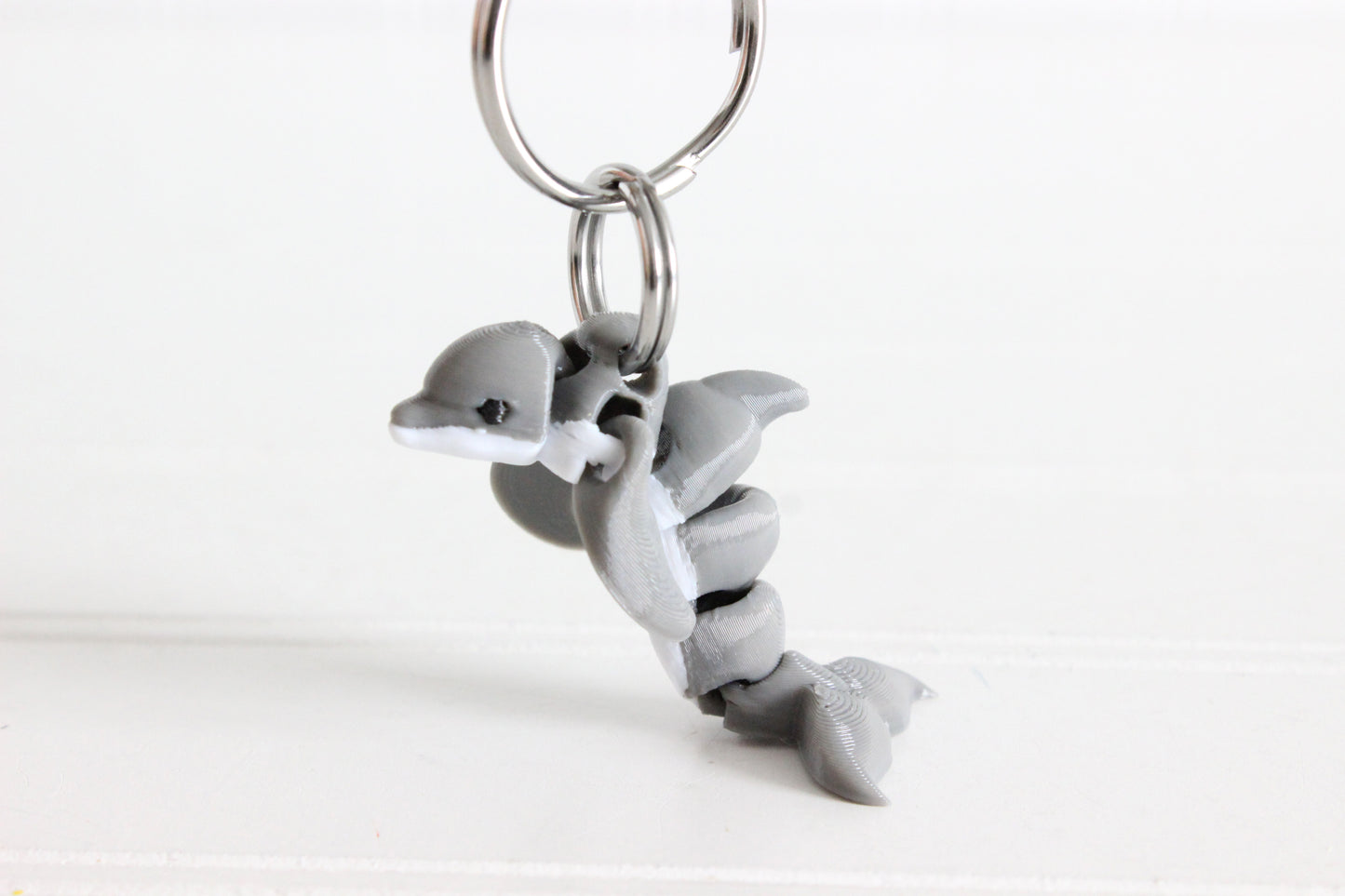 Dolphin Keychain - Critter Keychain for Car Keys, Backpacks, and Purses