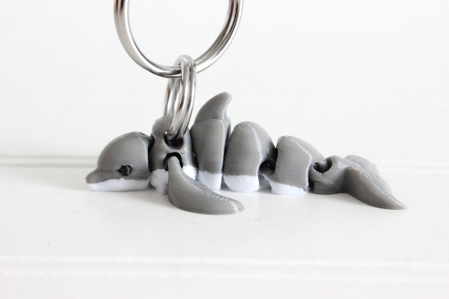 Dolphin Keychain - Critter Keychain for Car Keys, Backpacks, and Purses