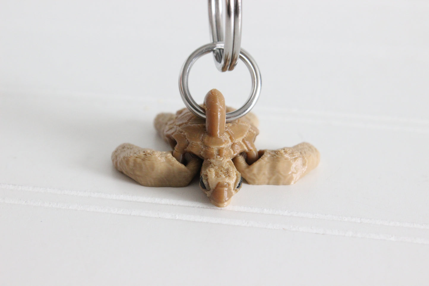 Sea Turtle Keychain - Critter Keychain for Car Keys, Backpacks, and Purses