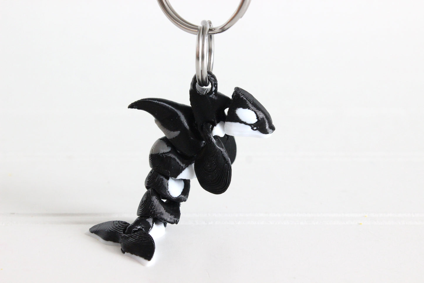 Orca Keychain - Critter Keychain for Car Keys, Backpacks, and Purses