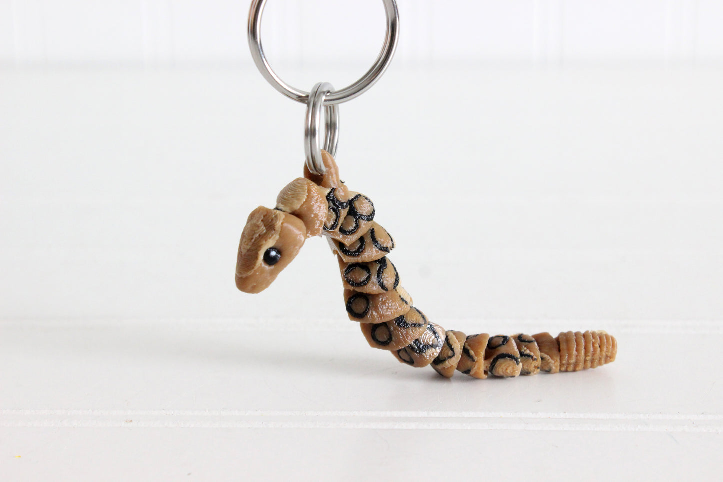 Snake Keychain - Animal Keychain for Car Keys, Backpacks, and Purses