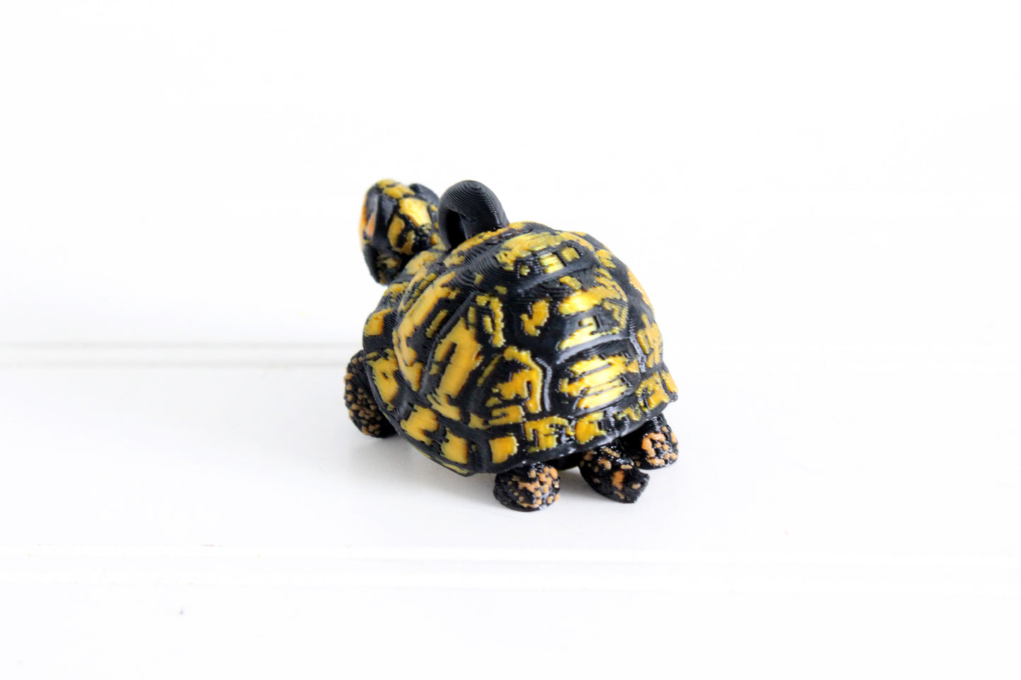 Box Turtle Keychain - Critter Keychain for Car Keys, Backpacks, and Purses