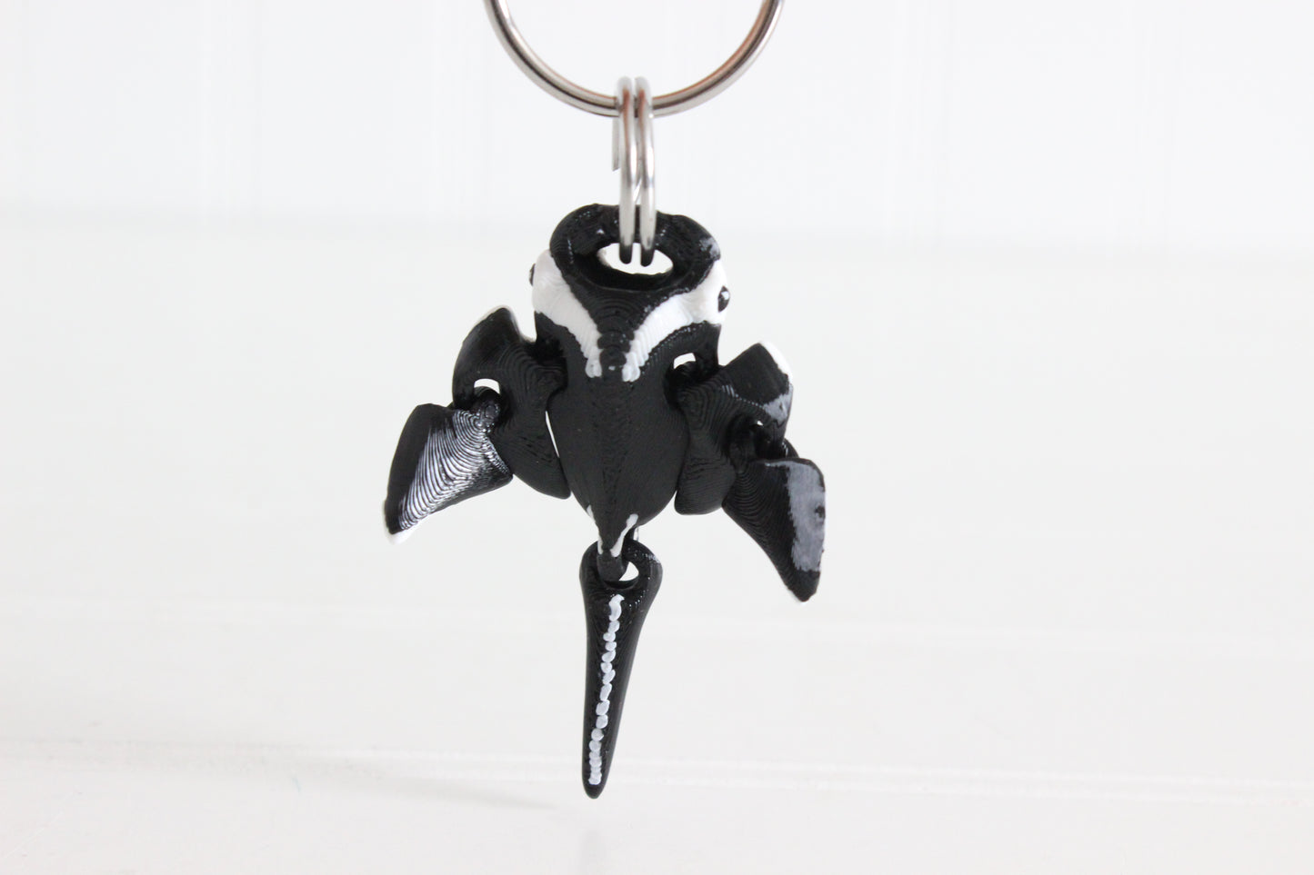 Oceanic Manta Ray Keychain - Critter Keychain for Car Keys, Backpacks, and Purses