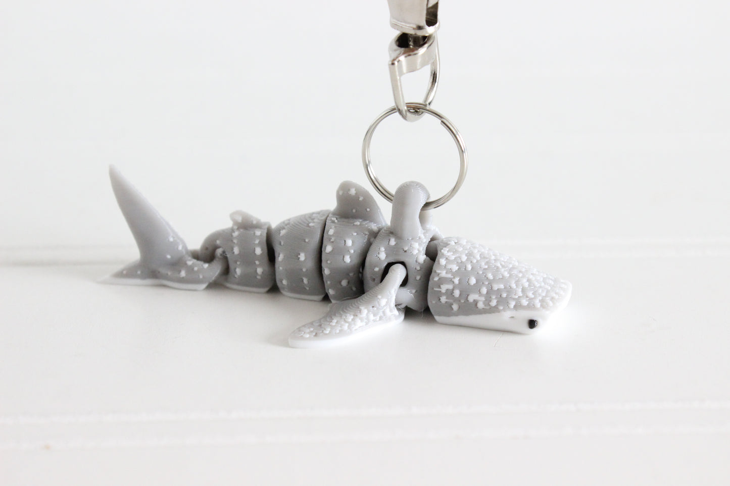 Whale Shark Keychain - Critter Keychain for Car Keys, Backpacks, and Purses