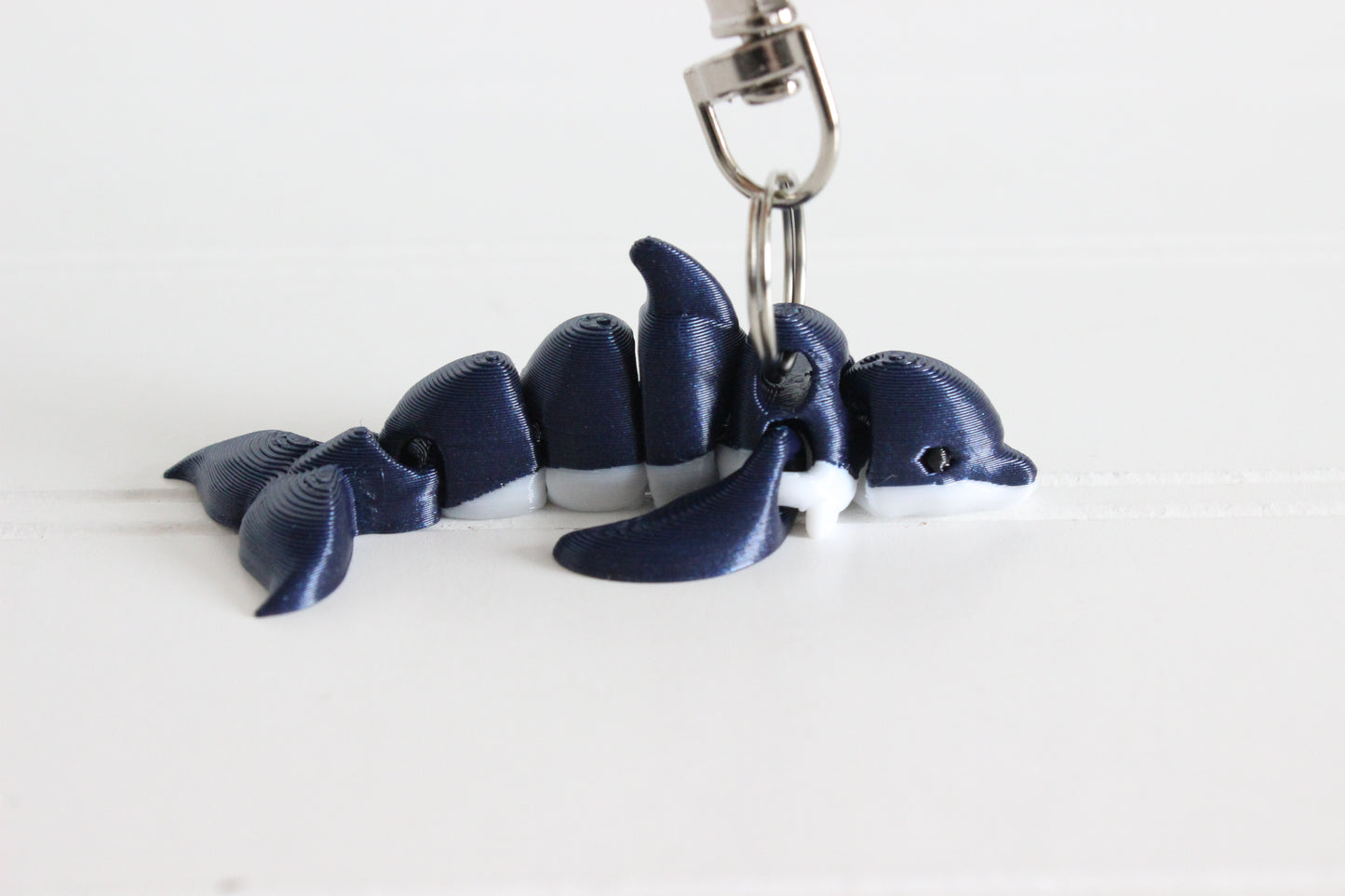 Dolphin Keychain - Critter Keychain for Car Keys, Backpacks, and Purses