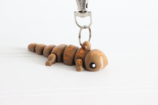 Hellbender Keychain - Critter Keychain for Car Keys, Backpacks, and Purses