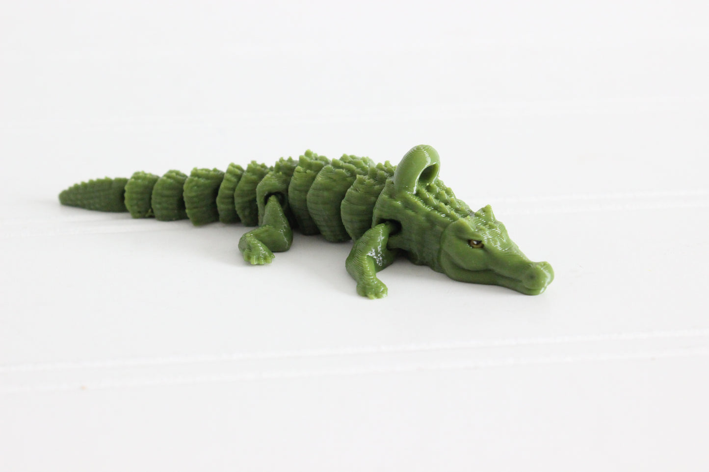 Alligator Keychain - Critter Keychain for Car Keys, Backpacks, and Purses