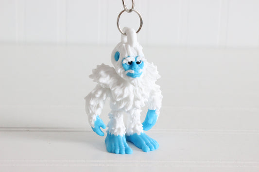 Yeti Keychain - Keychain for Car Keys, Backpacks, and Purses - Yeti, Bigfoot or Sasquatch