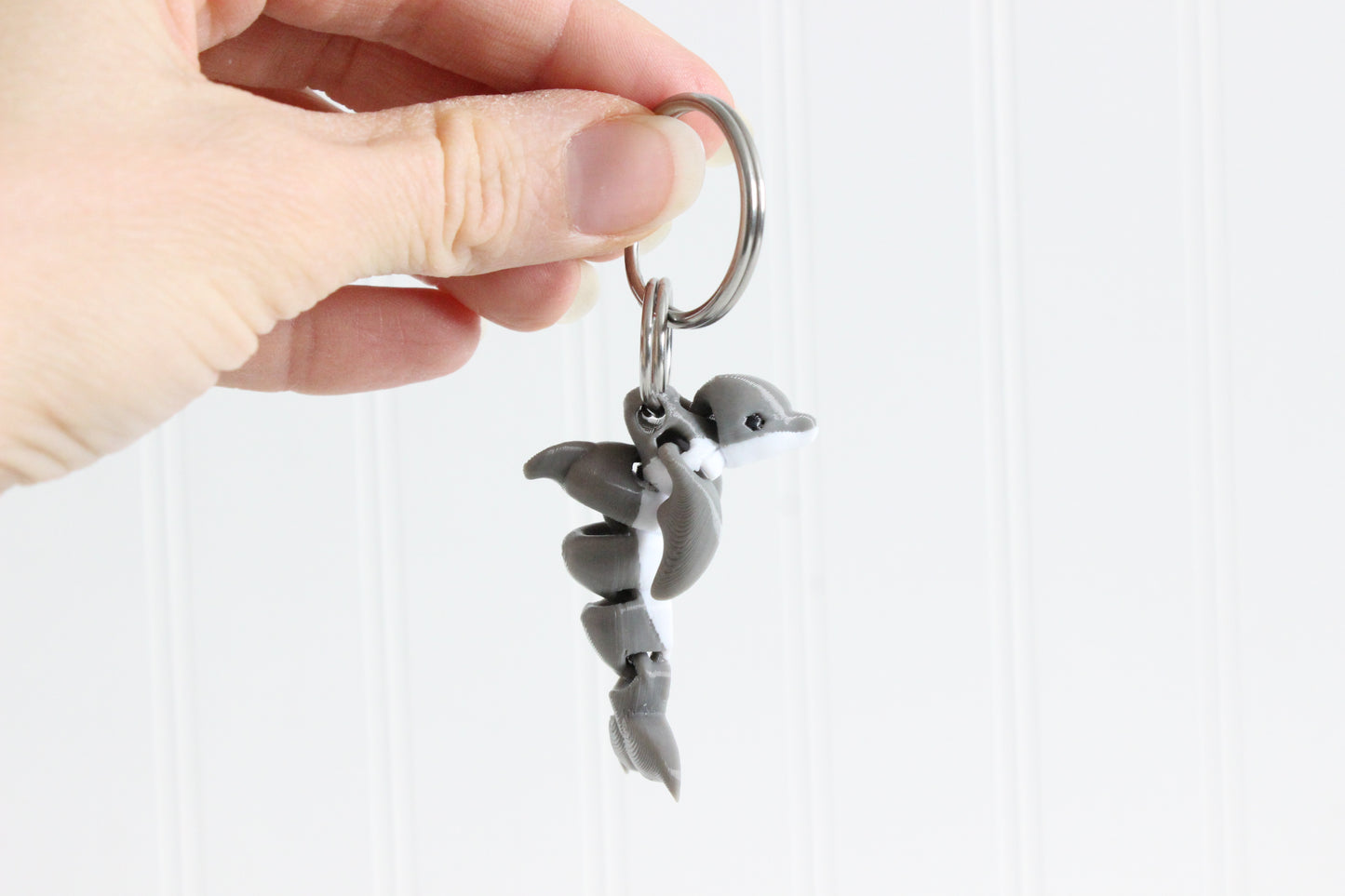 Dolphin Keychain - Critter Keychain for Car Keys, Backpacks, and Purses
