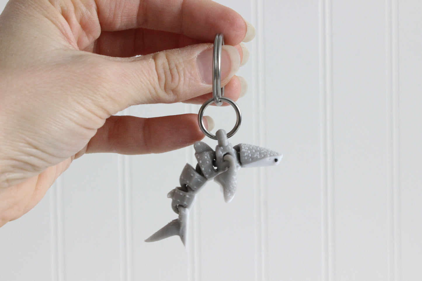 Whale Shark Keychain - Critter Keychain for Car Keys, Backpacks, and Purses