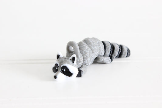 Raccoon Keychain - Critter Keychain for Car Keys, Backpacks, and Purses