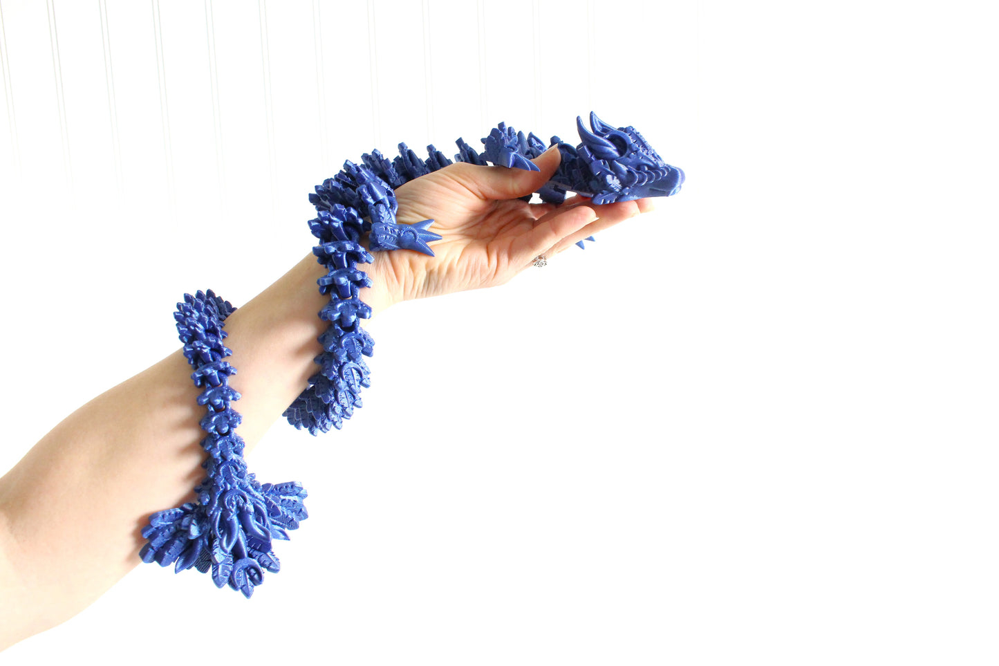 Articulated Dragon, Desk Toy, Bookshelf Decor, 3D Print Fidget, Dragon Egg