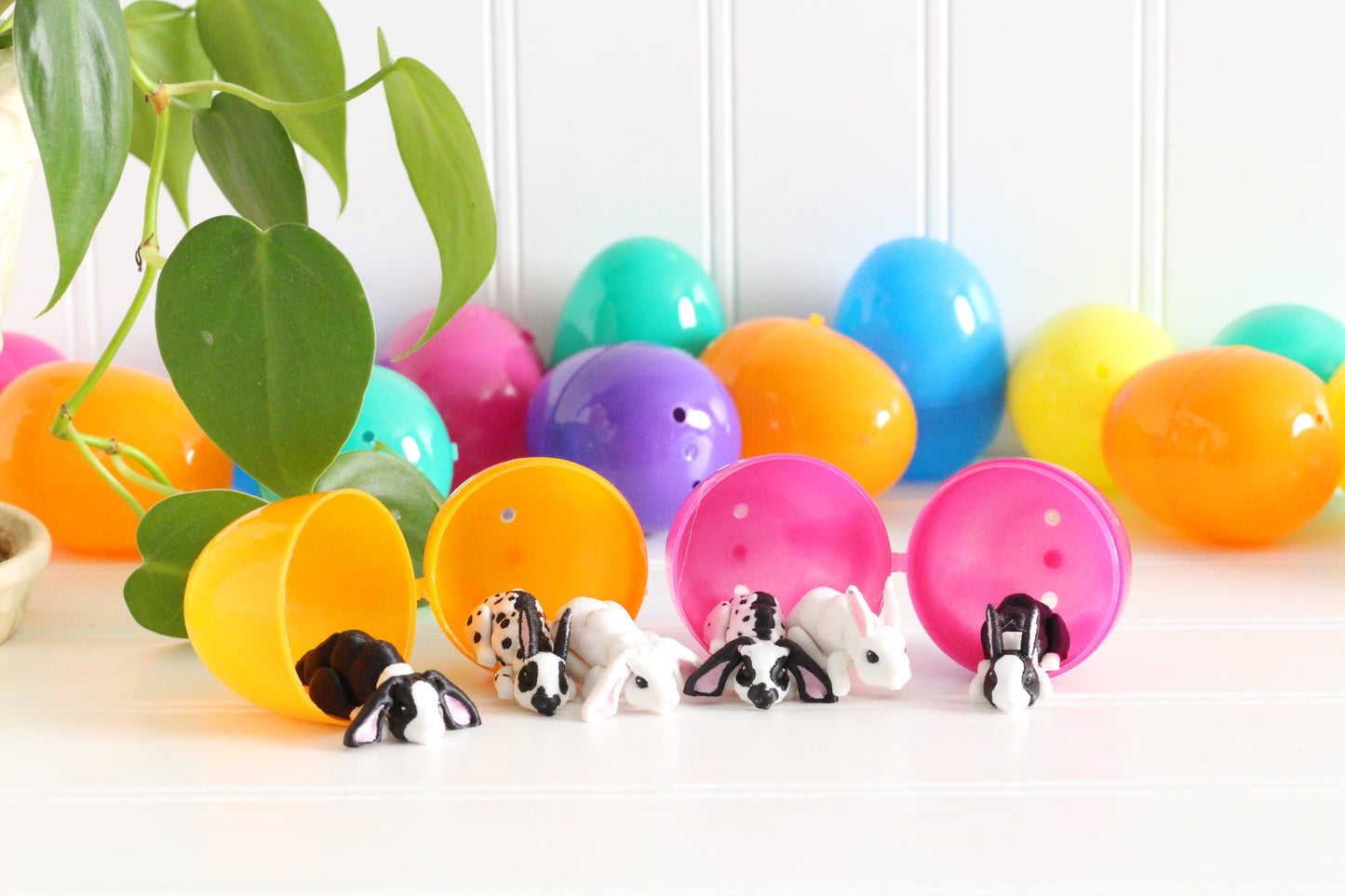 Easter Bunny, Easter Egg Fillers, 3d Print, Mini Rabbit Figurines