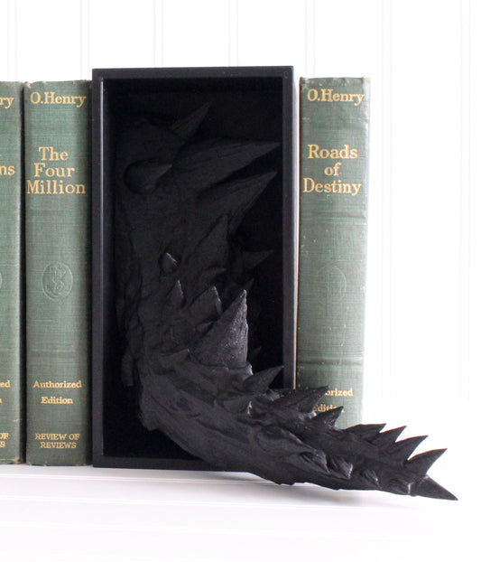 Dragon Book Nook TAIL ONLY, Dragon Tail, Bookshelf Decor, 3D Print, Bookish