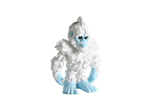 Abominable Snowman Keychain - Keychain for Car Keys, Backpacks, and Purses - Yeti, Bigfoot or Sasquatch