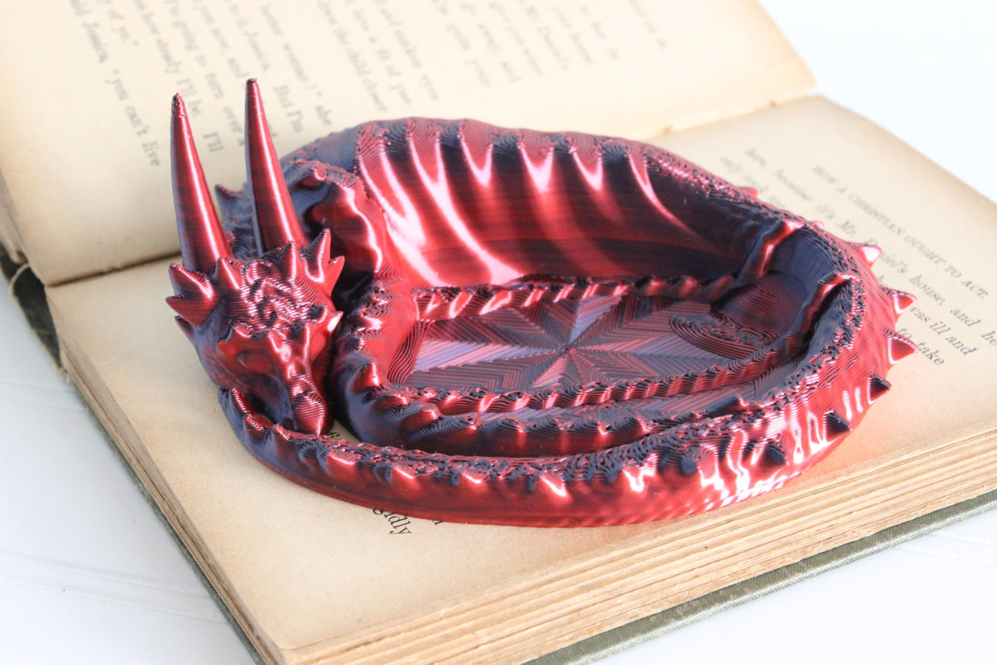 Dragon Jewelry Tray, Dragon Guardian, Ring Holder, 3D Print