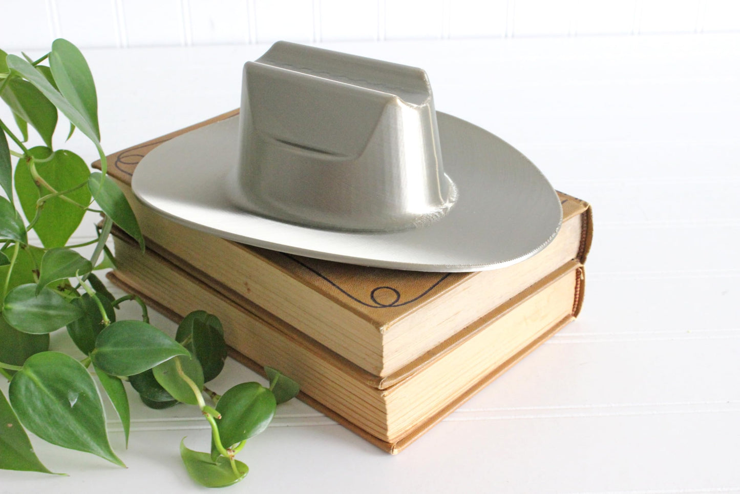 Cowboy Hat Decor, Cowgirl Hat Figurine, Country Western Home Decor, Southwestern Party Decor