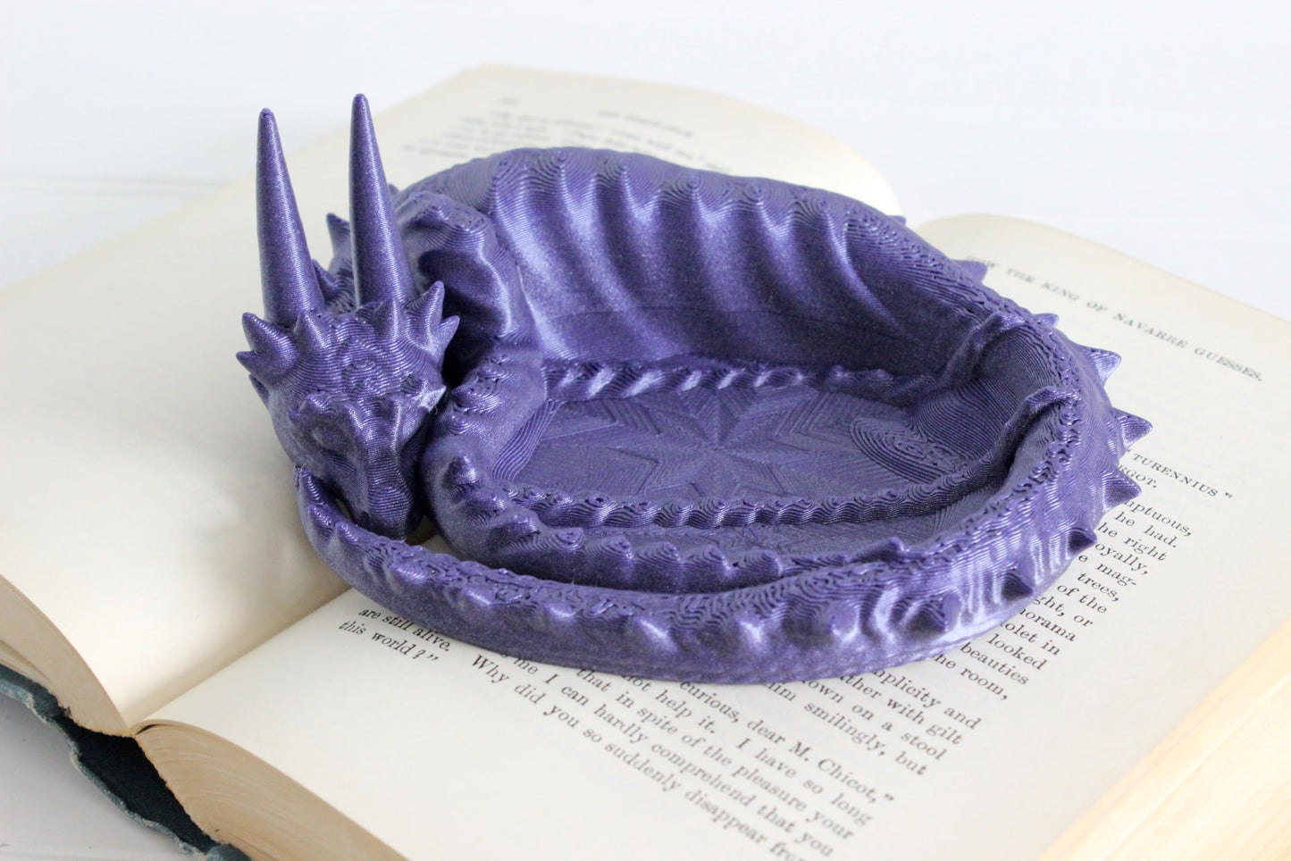 Dragon Jewelry Tray, Dragon Guardian, Ring Holder, 3D Print